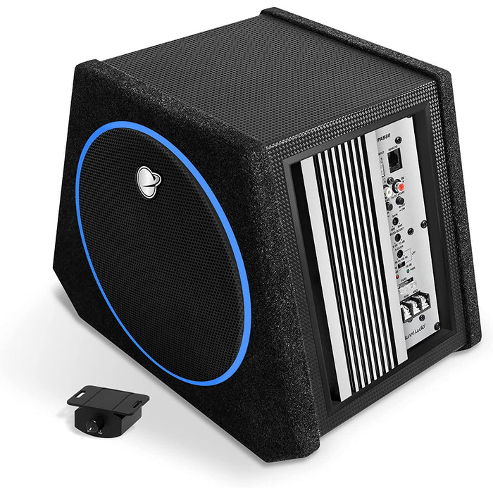Planet Audio PAB80 8" 250W Amplified Subwoofer System with Enclosure (Each)