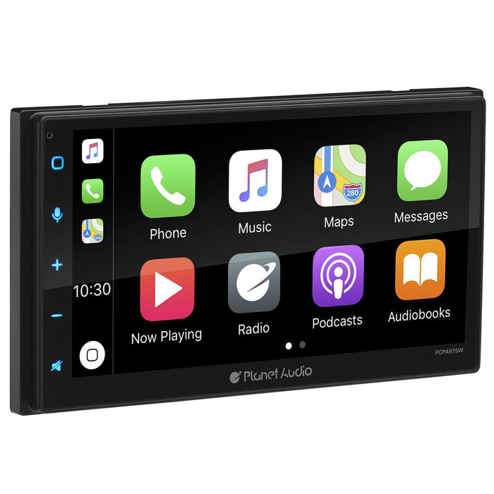 Planet Audio PCPA975W 6.75" Double-DIN Touchscreen Bluetooth Multimedia Player