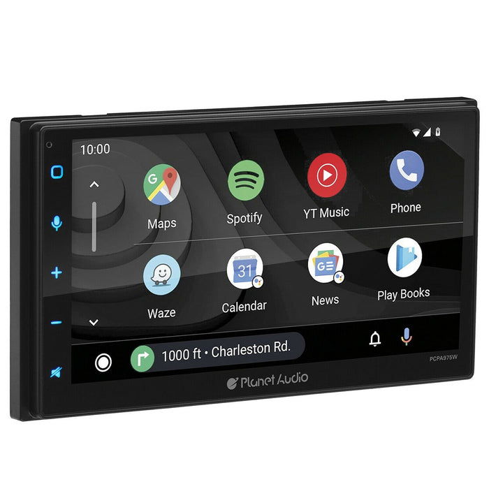 Planet Audio PCPA975W 6.75" Double-DIN Wireless CarPlay Android Auto Multimedia Player