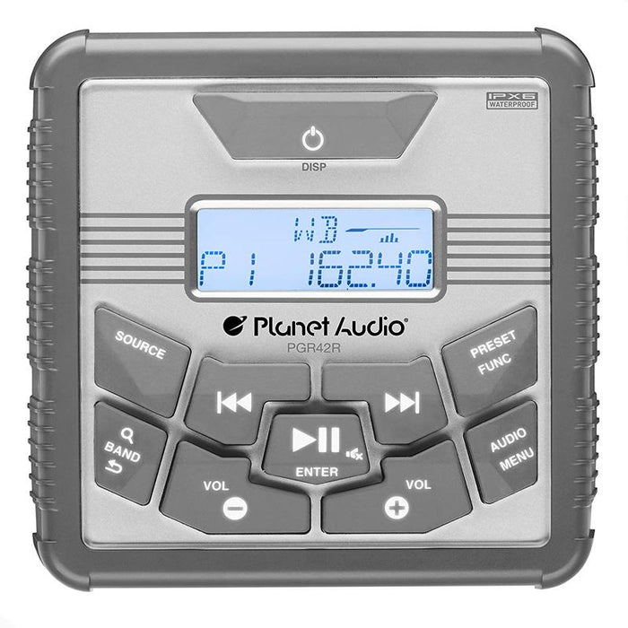 Planet Audio PGR42R Weatherproof UV Coated Marine Gauge Remote for PGR45B