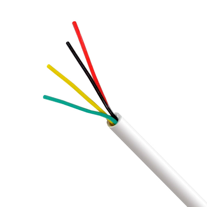 Logico PLC1804WT Security Burglar Alarm 18/4 BC CMR CL3R Control Cable 1000FT Stranded