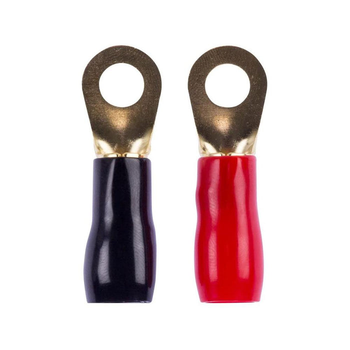 Raptor R4516RT Mid Series - 4 AWG 5/16 Gold Ring Terminals Packs of 20