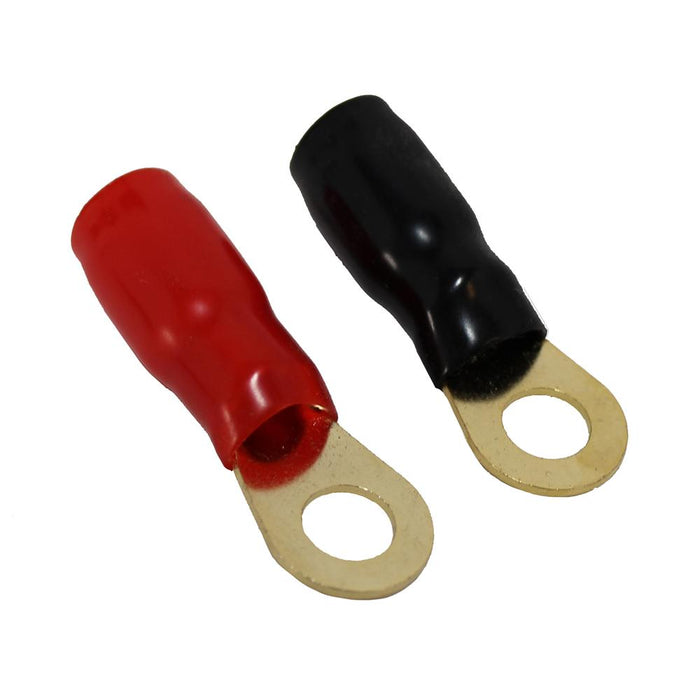 Raptor R4516RT Mid Series - 4 AWG 5/16 Gold Ring Terminals Packs of 20