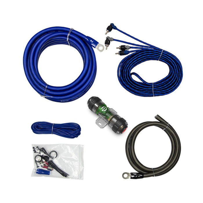 Raptor R4A4 - Mid Series 4 Gauge Amplifier Wiring Kit Spec Copper Clad Aluminum