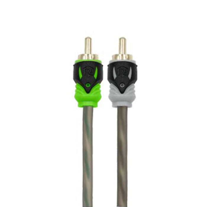 Raptor R5R14 PRO SERIES Visible Dual Twist Audio RCA Interconnect Cable