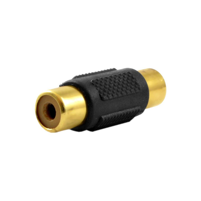 The Wires Zone Gold Plated Female to Female RCA Coupler Barrel 10 Pack