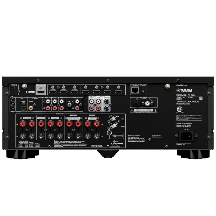 Yamaha RX-A2A AVENTAGE 7.2-Channel Home Theater AV Receiver with 8K HDMI and MusicCast