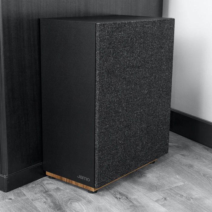 Jamo S810 10" Polyfiber Woofer 150W Class D AMP Subwoofer Black