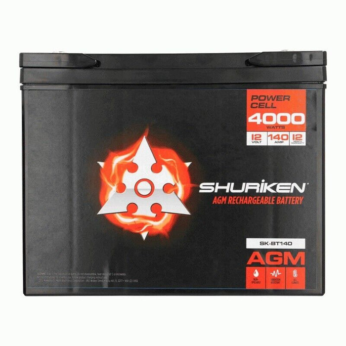 Shuriken SK-BT140 4000W 140AH Large Reserve Capacity AGM 12V Battery