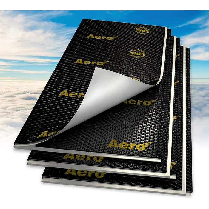 STP Black Aero 49 sqft 90 mil Sound Vibro Audio Deadening Adhesive Car Butyl Material