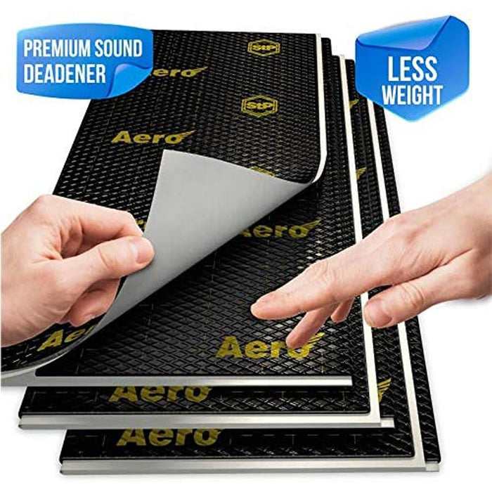 STP Black Aero 49 sqft 90 mil Sound Vibro Audio Deadening Adhesive Car Butyl Material