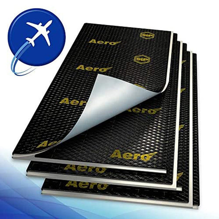 STP Black Aero 49 sqft 90 mil Sound Vibro Audio Deadening Adhesive Car Butyl Material