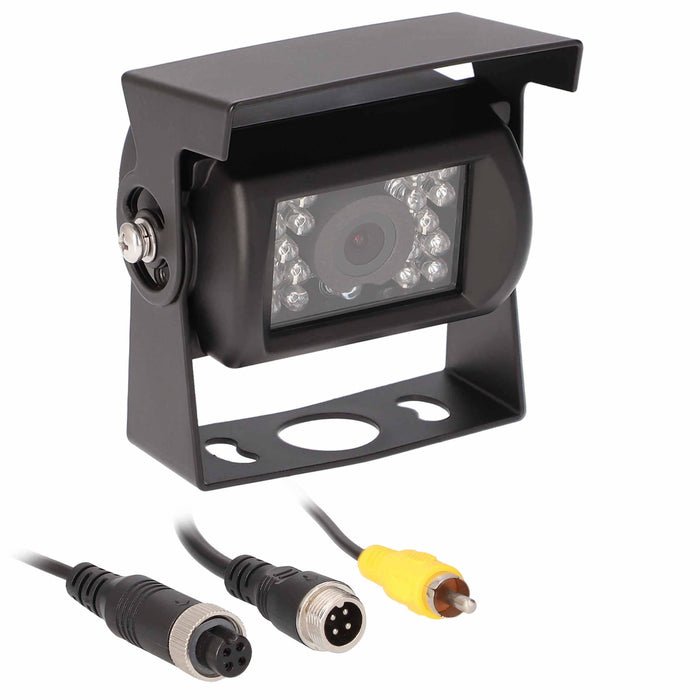 iBeam TE-CCH1 18 IR LED Metal Housing Universal Commercial Camera With Hood