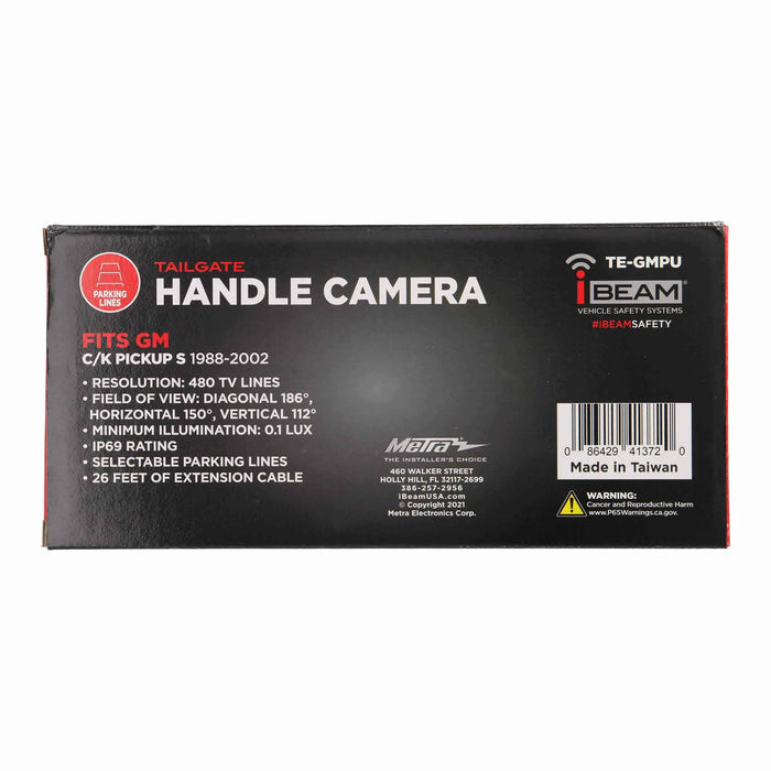 iBeam TE-GMPU Tailgate Handle Camera GMC C/K Pickup Truck 1988-2002