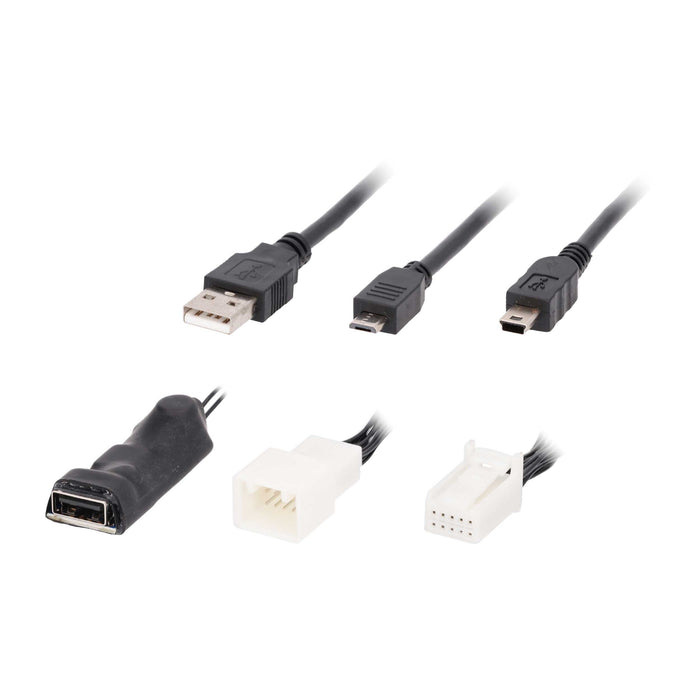 iBeam TE-MTH3 Rearview Mirror T-Harness with 6" Cable 2-Amp  for Select Dodge Jeep and Ram