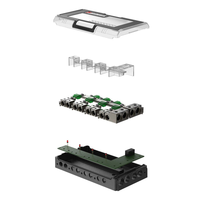 T-Spec VBDB4 Dual Input 4-Way Power and Ground Distribution Block