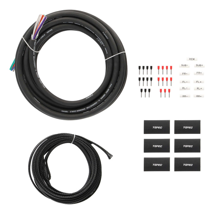 T-Spec VSW1118 20ft. 18 Gauge 11 Conductor Flexible OFC Speaker Cable