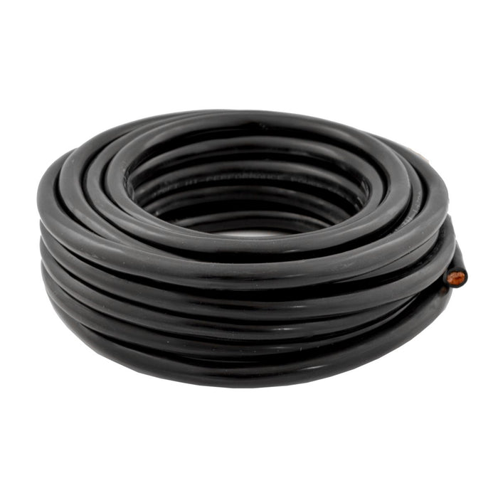 4 Gauge 25ft OFC Power Cable Oxygen-Free Copper Ground Wire (4 AWG Black 25-feet)