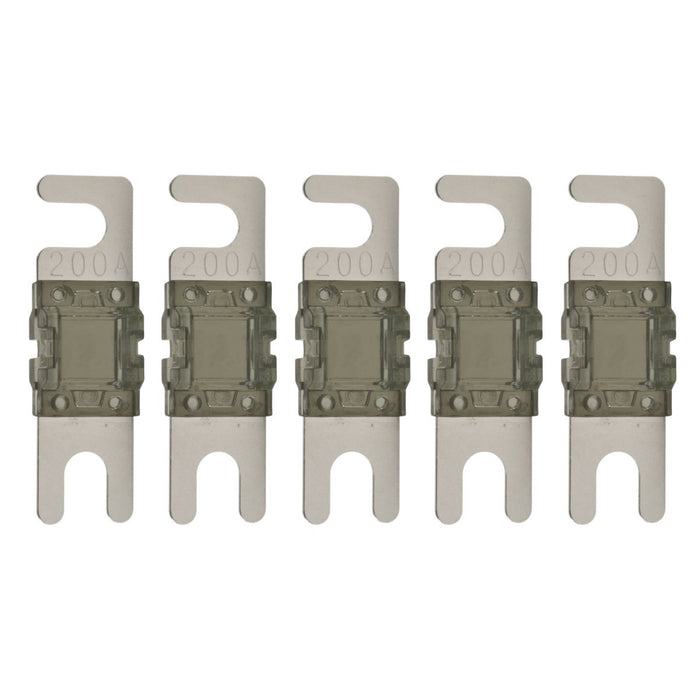 High-quality Nickel Plated 60-200 Amp Mini ANL Fuse (5 pack)