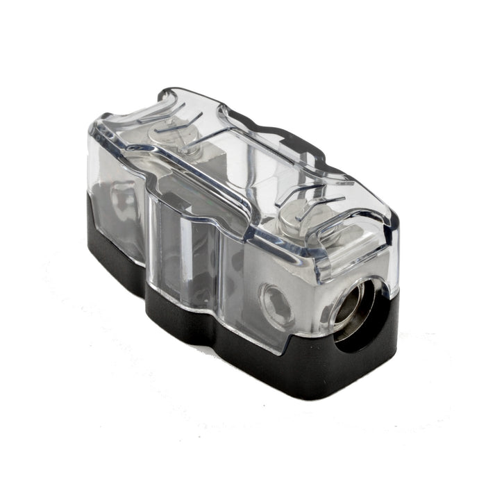 The Wires Zone MANLFH-48  Mini ANL Fuse Holder 4 or 8 Gauge Nickel Plated