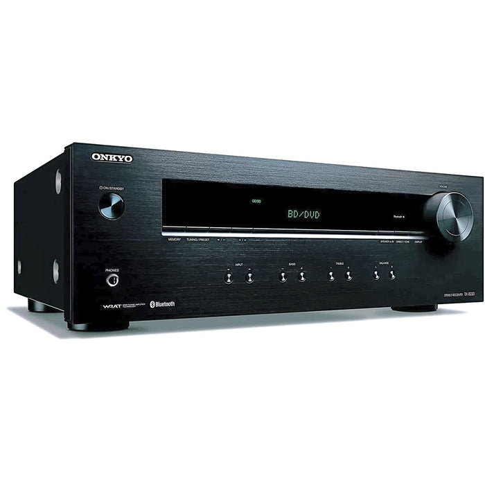 Onkyo TX-8220 2 Channel Home Audio Stereo Receiver with Bluetooth - Certified Refurbished