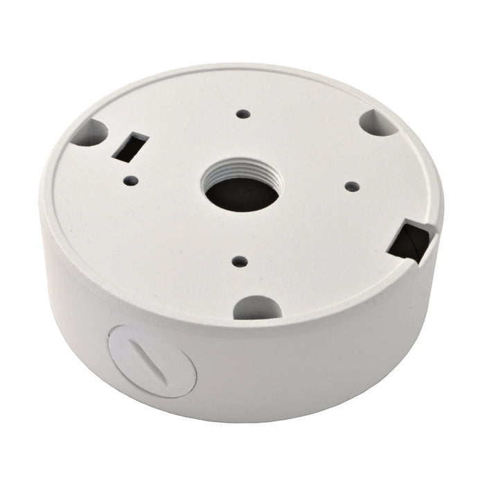 Round Outdoor Universal Aluminum Security Camera Junction Box for 121-129mm Diameter