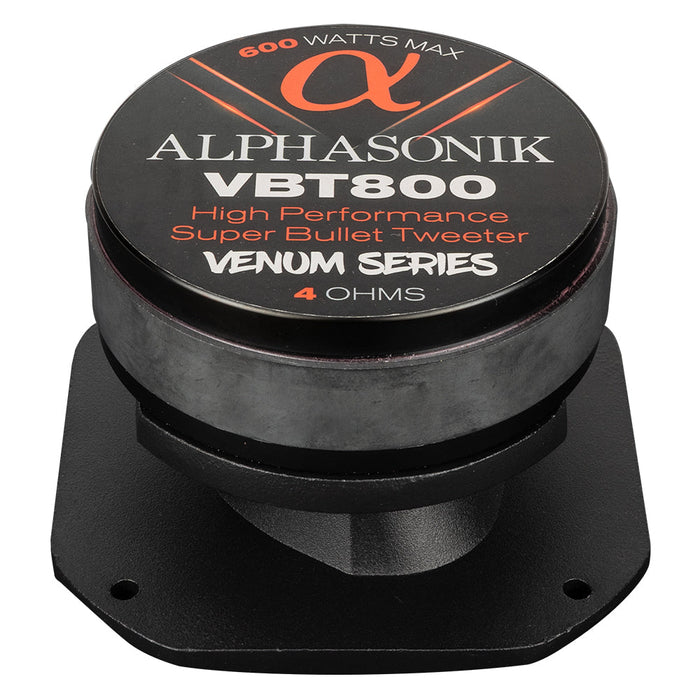 Alphasonik VBT800 Venum Series 4" Super Bullet Tweeter 600W Max 4 Ohm (Each)