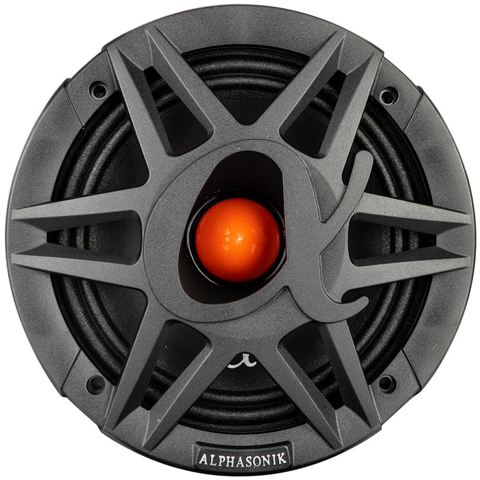 Alphasonik VCA654 Venum Series 6.5" Midrange Speakers 1400 Watts Max 4 Ohm Pair