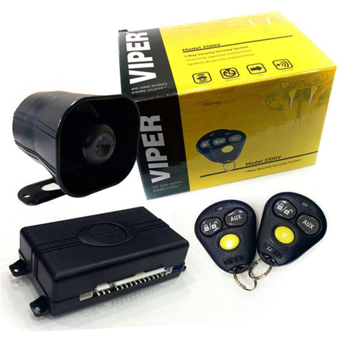 Viper 3100V 1-Way Keyless Entry Car Alarm Security System 3 Button Transmitter