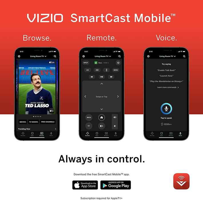 Vizio D24F4 24" 1080p D Series Full HD Smart TV with Apple AirPlay & Chromecast