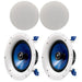 Yamaha NS-IC800 8" 2-Way 140W Coaxial In-ceiling Speakers Slim Design (Pair) Yamaha