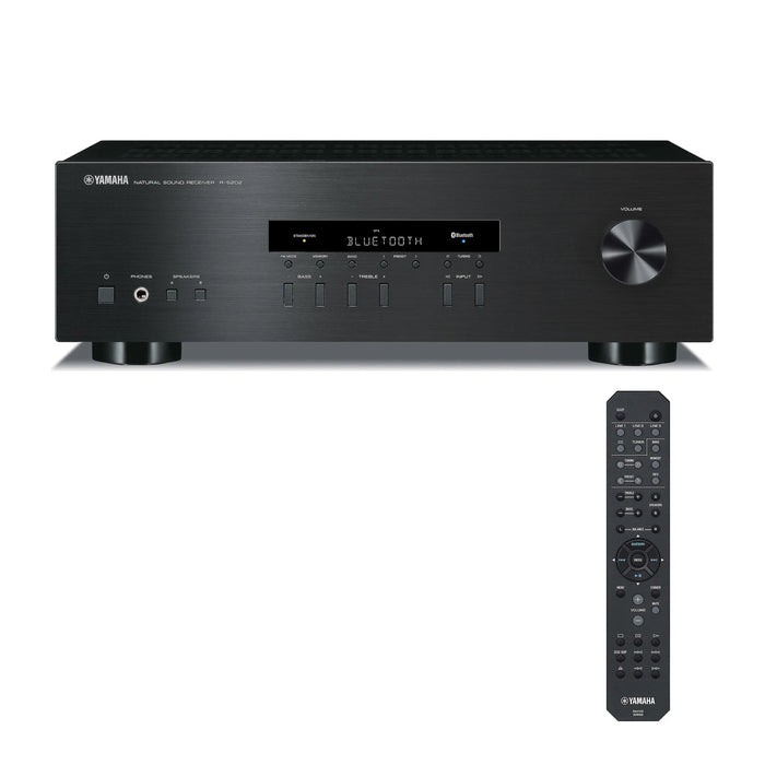 Yamaha R-S202 2-Channel Natural Sound Stereo Receiver with Bluetooth 40 AM/FM Presets The Wires Zone