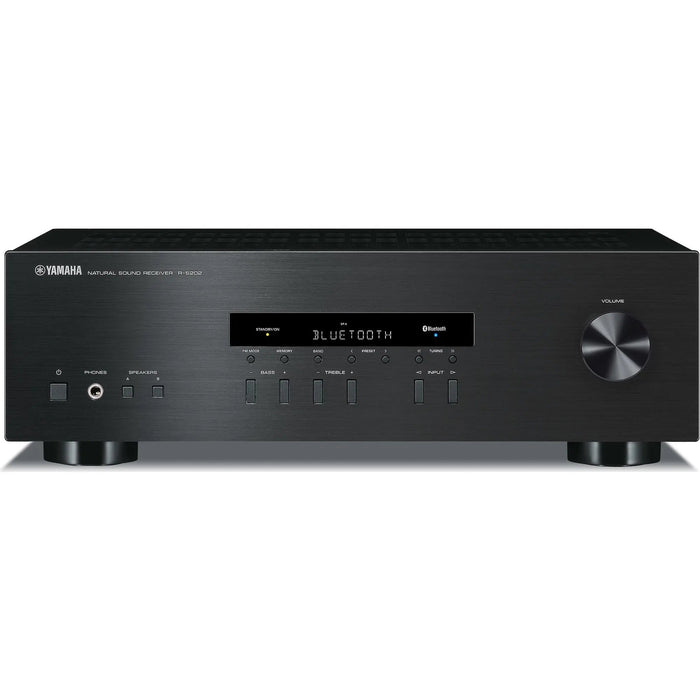 Yamaha R-S202 2-Channel Natural Sound Stereo Receiver with Bluetooth 40 AM/FM Presets The Wires Zone