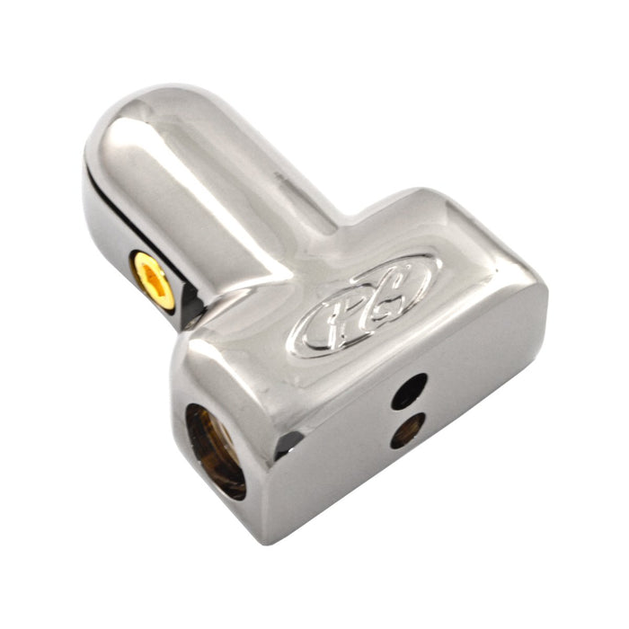 Phoenix Gold ZBX216 SST Top Mount Dual 1/0-4 and 8 Gauge Negative Battery Terminal Clamp