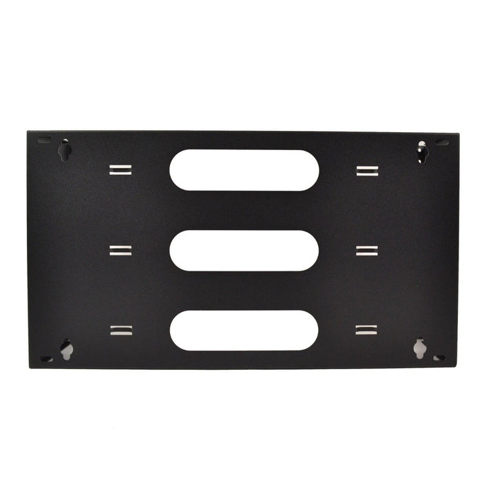 LOGICO WB6U19 19" Six Space 6U Steel Wall Mount Hinged Swing Out Patch Panel Bracket 6" Deep