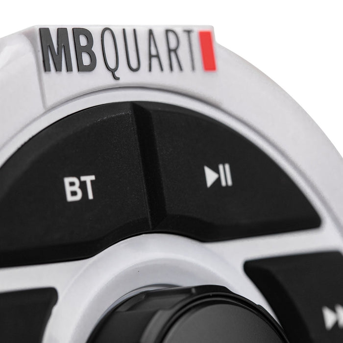 MB Quart GMR-1.5W 160W Digital Media Marine Receiver with Bluetooth, White