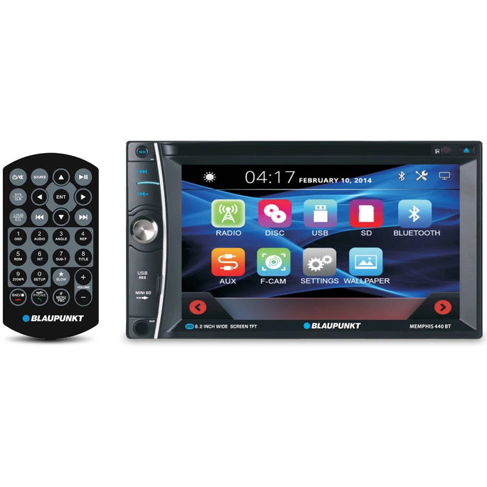 The Blaupunkt MEMPHIS 440 6.2" Touchscreen Multimedia DVD Receiver with Bluetooth