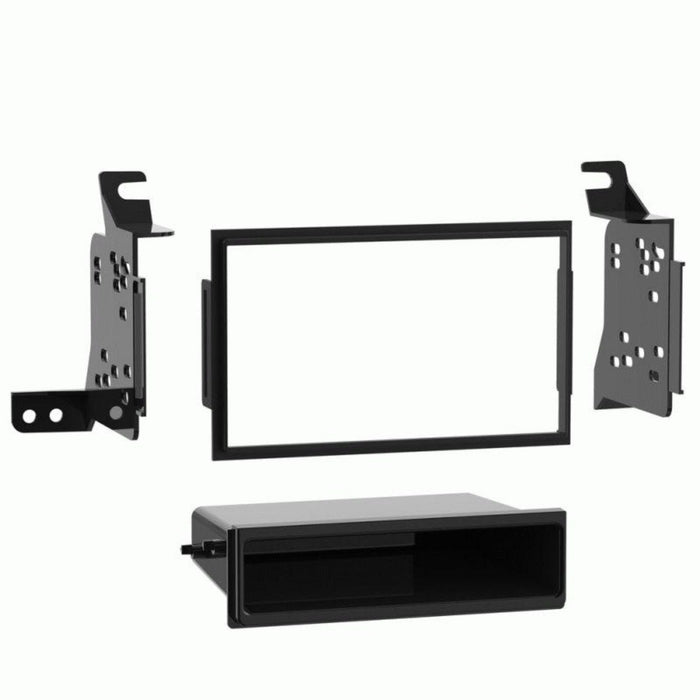 Metra 99-7635 Single or Double DIN Dash Kit for Select 2005-2015 Nissan and Suzuki Vehicles