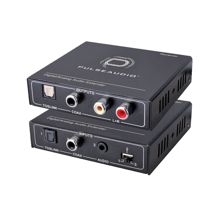 PulseAudio PA-EXTDA Digital to Analog Audio Extender Over CAT5e CAT6 Ethernet