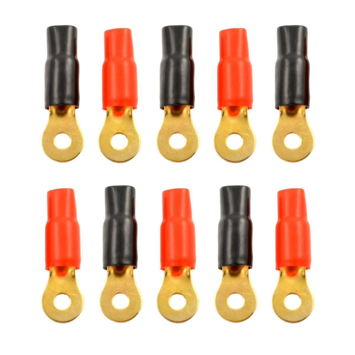 RT100R-10 Gold Plated 1/0 Gauge 5/8