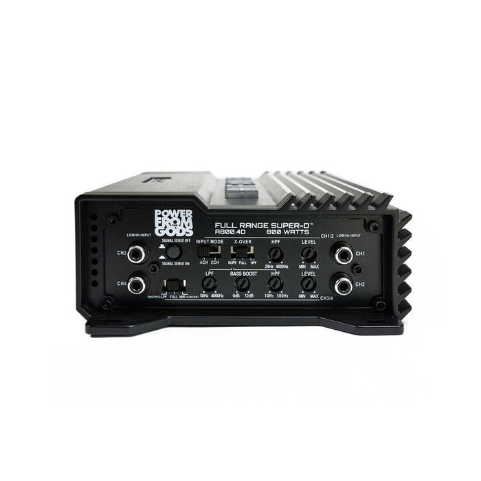 Hifonics A800.4D Compact Series Super Class D 800 Watt 4-Channel Car  Amplifier