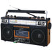 SuperSonic SC-3201BT 4 Band Radio & Bluetooth Speaker with Cassette to MP3 Converter (4345303990336)