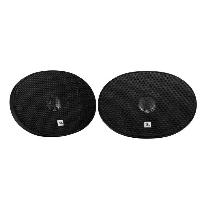 JBL Stage1 9631 6" x 9" 600W 3-Way Coaxial Speakers with Grilles (Pair)