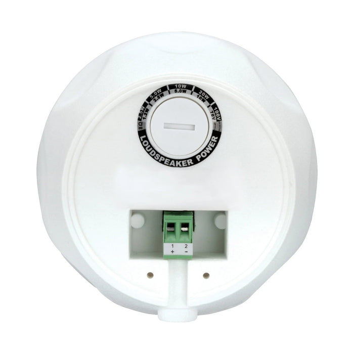 Beale Street WP4VW-BSC 4" Pendant Indoor Outdoor Speaker White 70V/100V 8Ohm (Each)